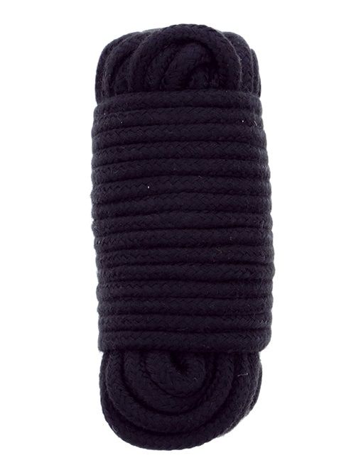 Черная веревка для связывания BONDX LOVE ROPE - 10 м. - Dream Toys - купить с доставкой в Архангельске