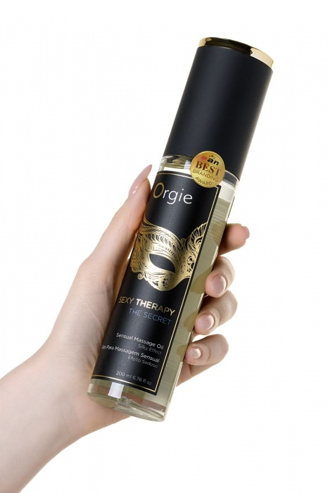 Минеральное массажное масло Orgie Sexy Therapy The Secret - 200 мл. - ORGIE - купить с доставкой в Архангельске
