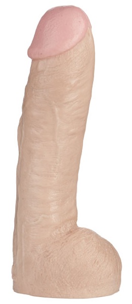 Огромная насадка-реалистик Vac-U-Lock Realistic Hung - 31,7 см. - Doc Johnson - купить с доставкой в Архангельске