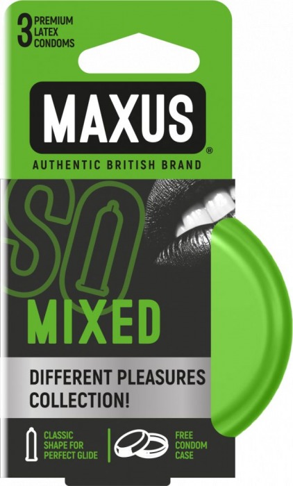 Презервативы в железном кейсе MAXUS Mixed - 3 шт. - Maxus - купить с доставкой в Архангельске