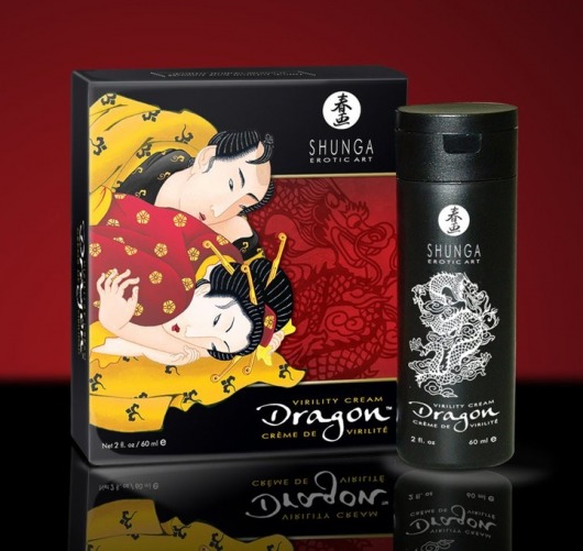 Интимный мужской крем  Дракон - Shunga - купить с доставкой в Архангельске