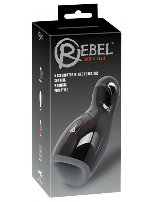 Черный мастурбатор Rebel Masturbator с нагревом - Orion - в Архангельске купить с доставкой