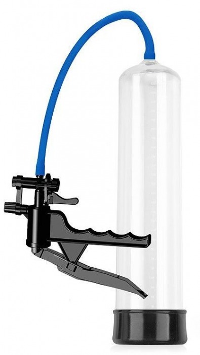 Прозрачная вакуумная помпа Sex Expert с ручным насосом - Sex Expert - в Архангельске купить с доставкой