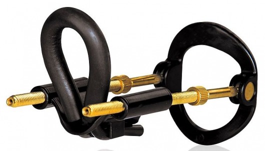 Черный экстендер-растяжитель пениса - Sex Expert - в Архангельске купить с доставкой