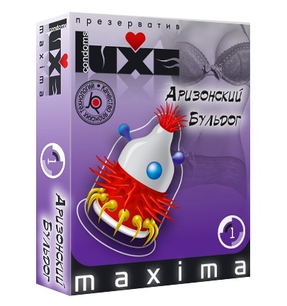 Презерватив LUXE Maxima  Аризонский Бульдог  - 1 шт. - Luxe - купить с доставкой в Архангельске
