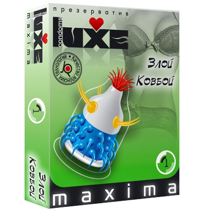 Презерватив LUXE Maxima  Злой Ковбой  - 1 шт. - Luxe - купить с доставкой в Архангельске