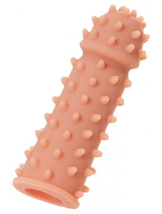 Телесная реалистичная насадка KOKOS Extreme Sleeve 03 с дополнительной стимуляцией - 12,7 см. - KOKOS - в Архангельске купить с доставкой