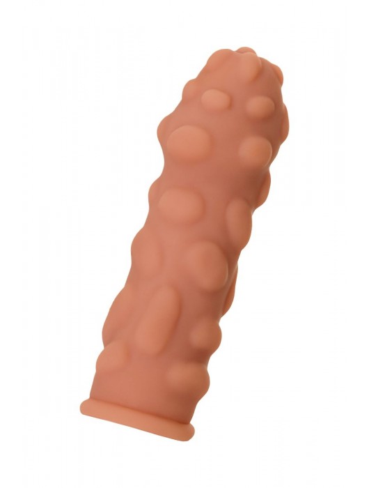 Телесная реалистичная насадка KOKOS Extreme Sleeve 11 с дополнительной стимуляцией - 12,7 см. - KOKOS - в Архангельске купить с доставкой
