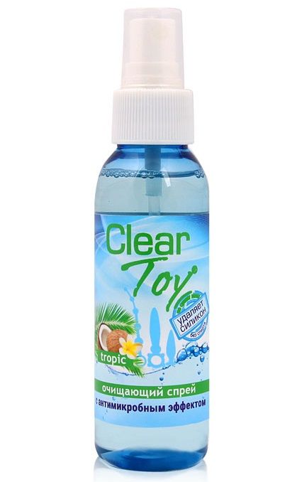 Очищающий спрей для игрушек CLEAR TOY Tropic - 100 мл. - Биоритм - купить с доставкой в Архангельске