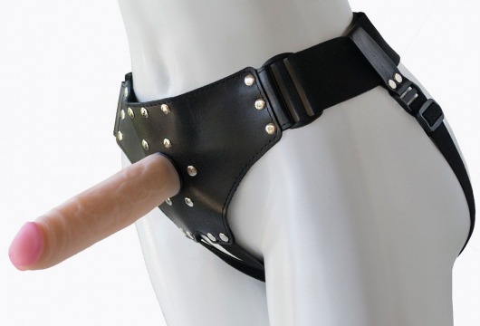 Женский мягкий пояс с насадкой Classic lux-ГЕРЦОГ - 18,2 см. - LOVETOY (А-Полимер) - купить с доставкой в Архангельске