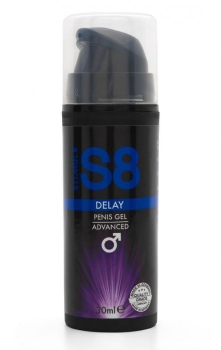 Пролонгирующий гель для мужчин S8 Delay Gel - 30 мл. - Stimul8 - купить с доставкой в Архангельске