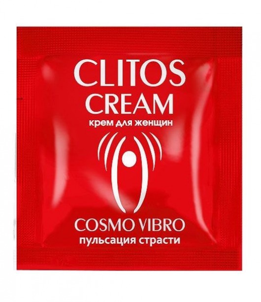 Пробник возбуждающего крема для женщин Clitos Cream - 1,5 гр. - Биоритм - купить с доставкой в Архангельске