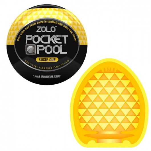 Эластичный мастурбатор Zolo Susie Cue - Zolo - в Архангельске купить с доставкой