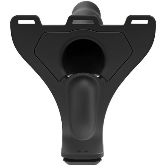 Черный полый вибрострапон Body Extensions BE Aroused - 17,78 см. - Doc Johnson - купить с доставкой в Архангельске