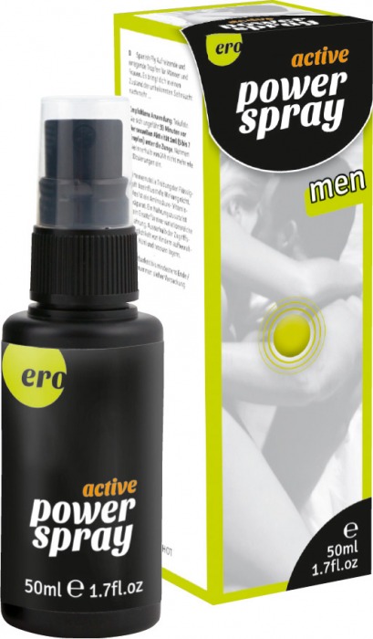 Стимулирующий спрей для мужчин Active Power Spray - 50 мл. - Ero - купить с доставкой в Архангельске