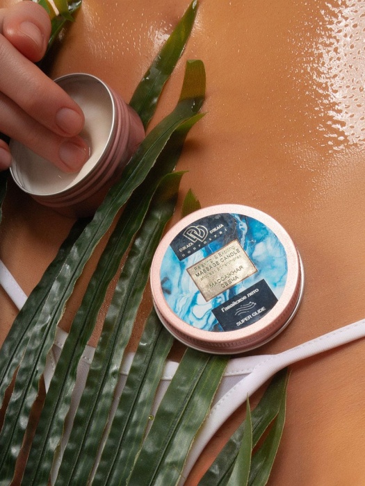 Массажная свеча  Гавайское лето - БиоМед - купить с доставкой в Архангельске