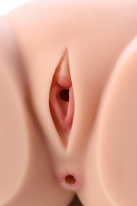 Мастурбатор-полуторс Cherry с вибрацией и двумя любовными тоннелями - KOKOS - в Архангельске купить с доставкой