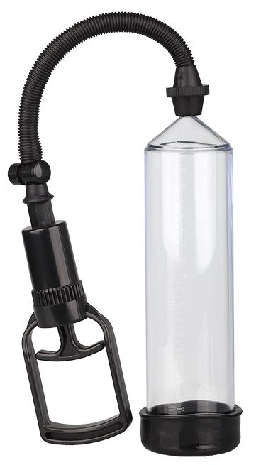 Прозрачная вакуумная помпа TRIGGER HANDLE PENIS PUMP - Dream Toys - в Архангельске купить с доставкой