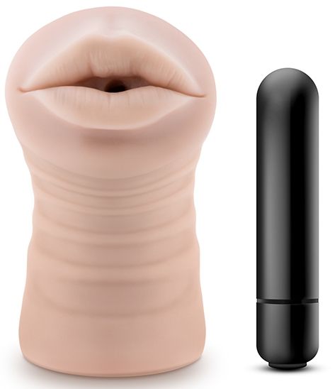 Телесный мастурбатор-ротик Skye - Blush Novelties - в Архангельске купить с доставкой
