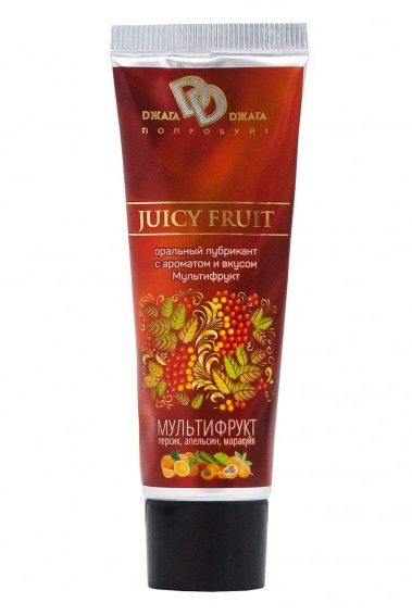 Интимный съедобный лубрикант JUICY FRUIT с ароматом фруктов - 30 мл. - БиоМед - купить с доставкой в Архангельске