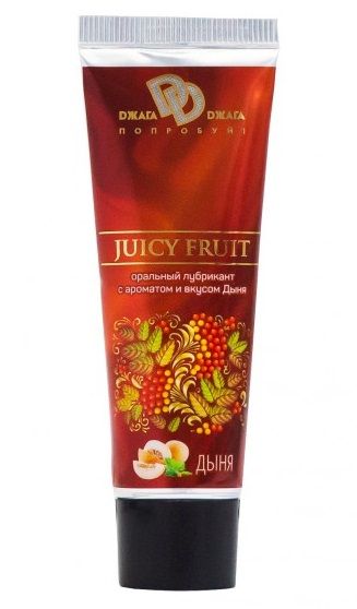 Интимный съедобный лубрикант JUICY FRUIT с ароматом дыни - 30 мл. - БиоМед - купить с доставкой в Архангельске