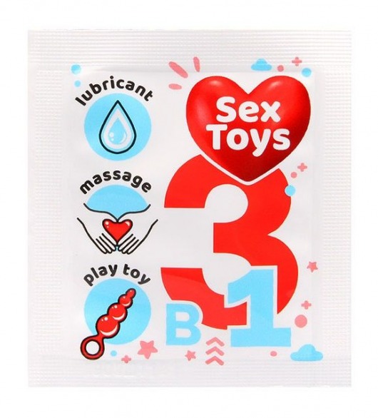 Гель-лубрикант на водной основе Sex Toys - 4 гр. - Биоритм - купить с доставкой в Архангельске