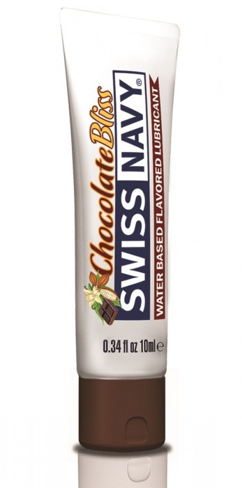 Лубрикант с ароматом шоколада Swiss Navy Chocolate Bliss Lube - 10 мл. - Swiss navy - купить с доставкой в Архангельске