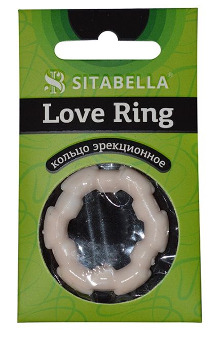 Фигурное эрекционное кольцо из киберкожи - Sitabella - в Архангельске купить с доставкой