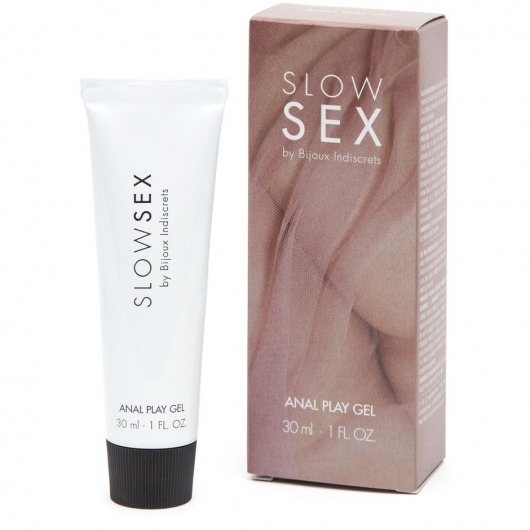 Лубрикант на водной основе Slow Sex Anal Play Gel - 30 мл. - Bijoux Indiscrets - купить с доставкой в Архангельске