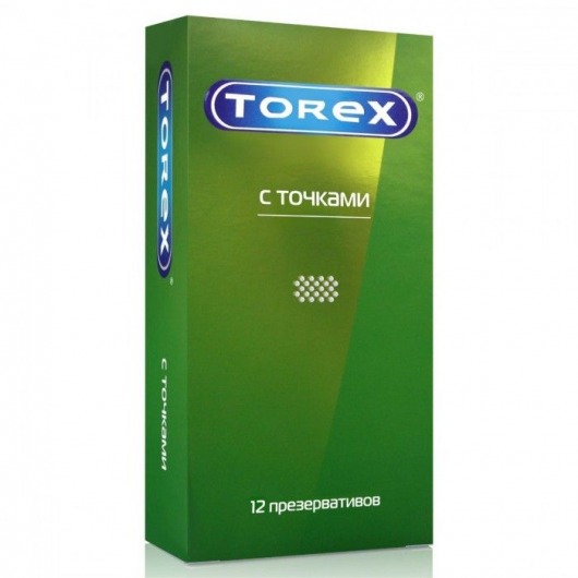 Текстурированные презервативы Torex  С точками  - 12 шт. - Torex - купить с доставкой в Архангельске