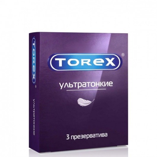 Презервативы Torex  Ультратонкие  - 3 шт. - Torex - купить с доставкой в Архангельске