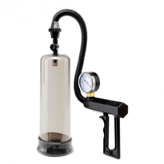 Черная мужская помпа PISTOL-GRIP POWER - Pipedream - в Архангельске купить с доставкой