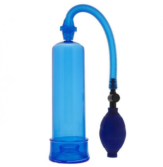 Синяя вакуумная помпа MENZSTUFF PENIS ENLARGER - Dream Toys - в Архангельске купить с доставкой