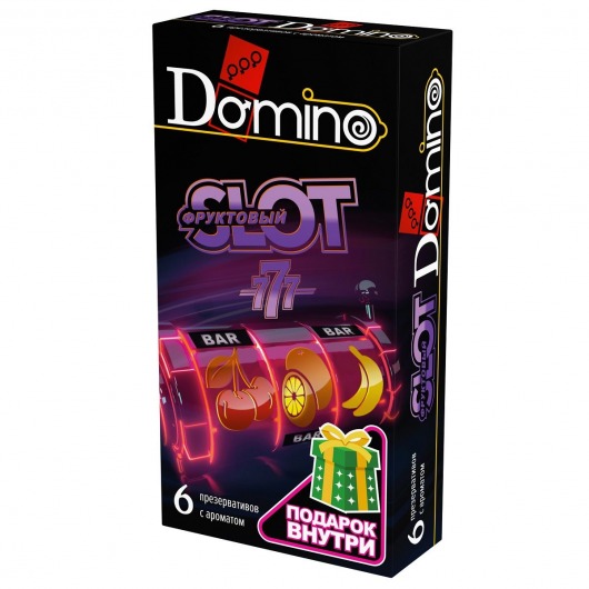 Ароматизированные презервативы DOMINO  Фруктовый слот  - 6 шт. - Domino - купить с доставкой в Архангельске