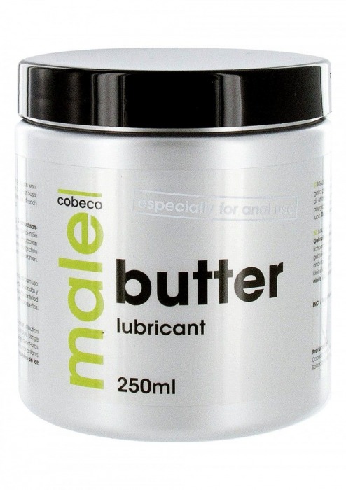 Анальный лубрикант MALE Cobeco Butter Lubricant - 250 мл. - Cobeco - купить с доставкой в Архангельске
