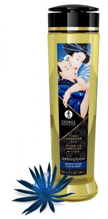 Массажное масло с ароматом ночных цветов Seduction - 240 мл. - Shunga - купить с доставкой в Архангельске