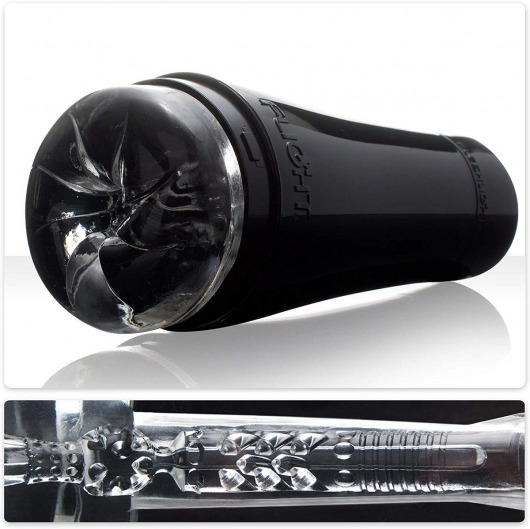 Черный мастурбатор-анус Fleshlight - Flight Pilot - Fleshlight - в Архангельске купить с доставкой