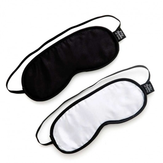 Набор из двух масок на глаза Soft Blindfold Twin Pack - Fifty Shades of Grey - купить с доставкой в Архангельске