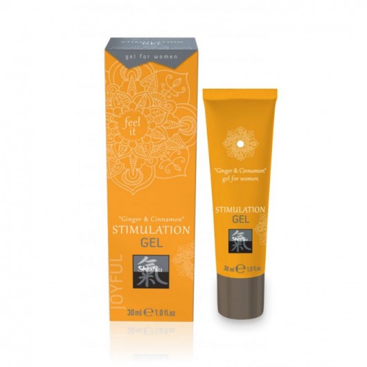 Возбуждающий интимный гель STIMULATION GEL Ginger   Cinnamon - 30 мл. - Shiatsu - купить с доставкой в Архангельске