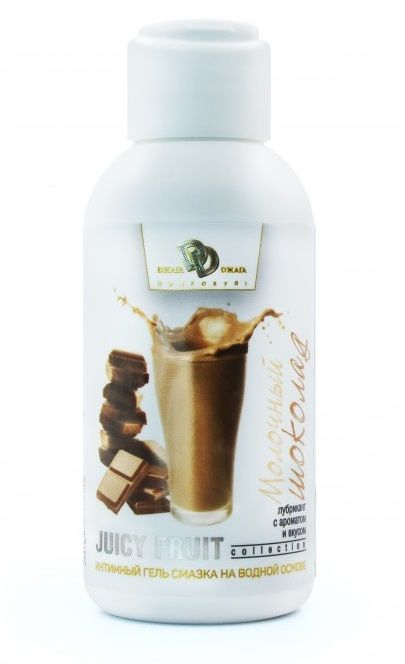 Интимный гель-смазка JUICY FRUIT с ароматом молочного шоколада - 100 мл. - БиоМед - купить с доставкой в Архангельске