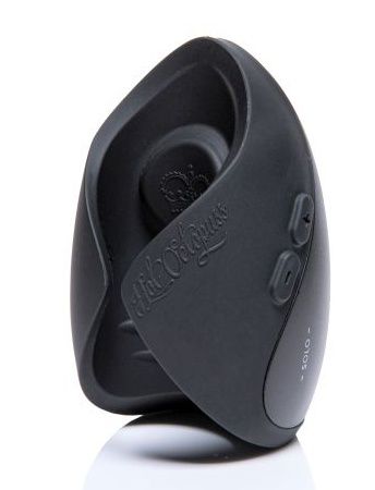 Черный инновационный мужской вибратор PULSE SOLO ESSENTIAL - Hot Octopuss - в Архангельске купить с доставкой