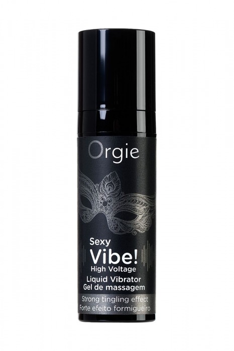 Гель для массажа ORGIE Sexy Vibe High Voltage с эффектом вибрации - 15 мл. - ORGIE - купить с доставкой в Архангельске