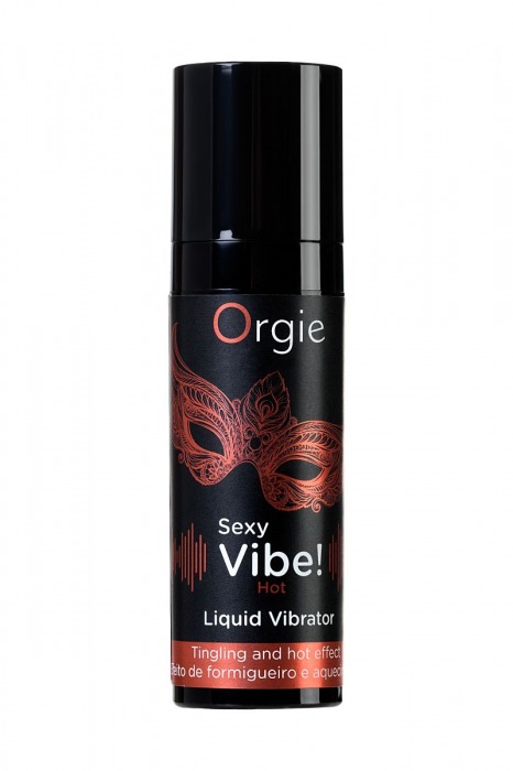 Разогревающий гель для массажа ORGIE Sexy Vibe Hot с эффектом вибрации - 15 мл. - ORGIE - купить с доставкой в Архангельске