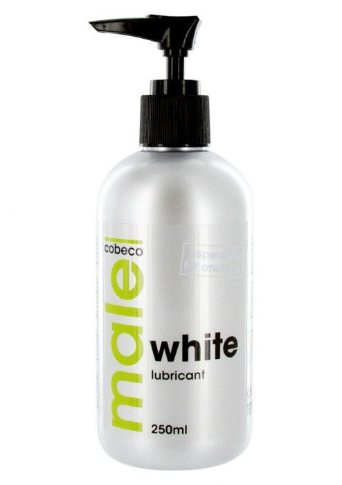 Анальная смазка на водной основе MALE Cobeco White Lubricant - 250 мл. - Cobeco - купить с доставкой в Архангельске