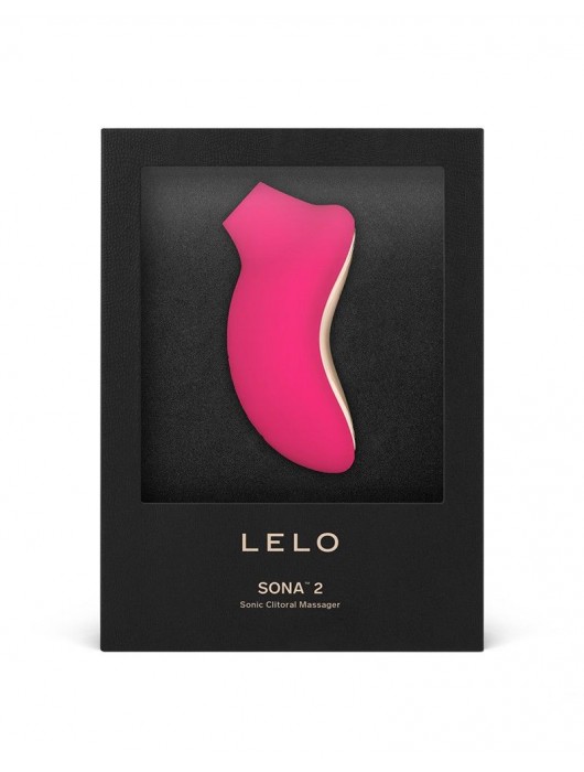 Розовый звуковой массажер клитора Lelo Sona 2 - Lelo