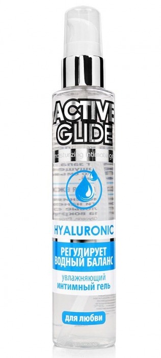 Увлажняющий интимный гель Active Glide Hyaluronic - 100 гр. - Биоритм - купить с доставкой в Архангельске