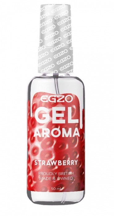 Интимный лубрикант EGZO AROMA с ароматом клубники - 50 мл. - EGZO - купить с доставкой в Архангельске