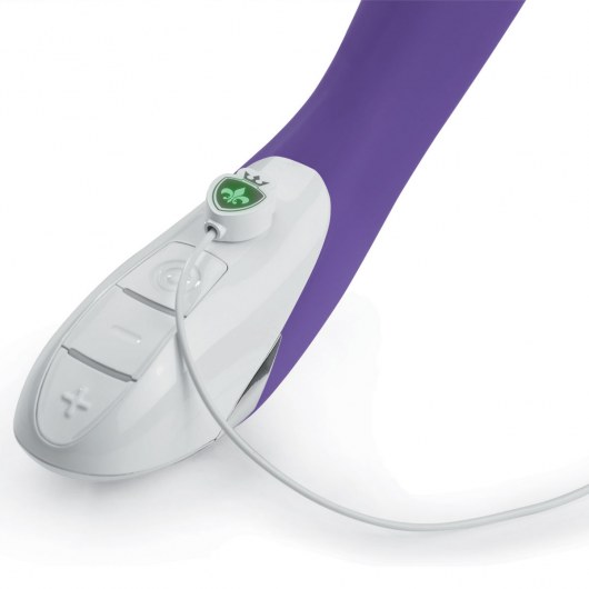 Фиолетовый вибратор Mystim Elegant Eric - 27 см. - MyStim