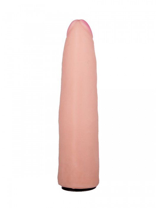 Пояс-трусики с насадкой Glamour Silver - 15,5 см. - LOVETOY (А-Полимер) - купить с доставкой в Архангельске