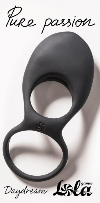 Черное эрекционное виброкольцо Daydream - Lola Games - в Архангельске купить с доставкой